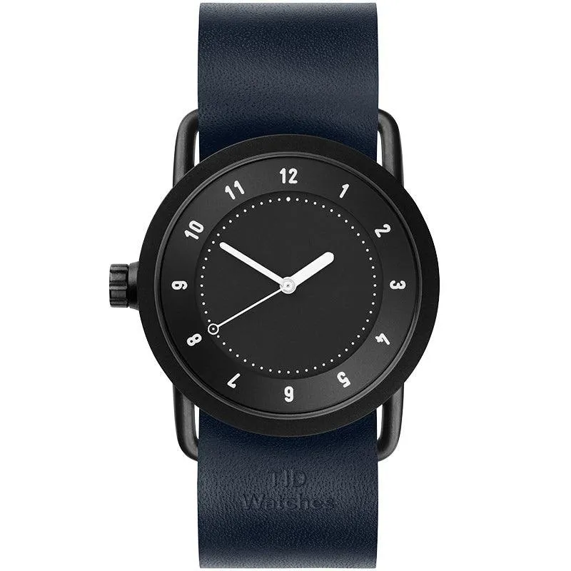 TID No.1 Black Dial / Black Leather Strap / Black Buckle