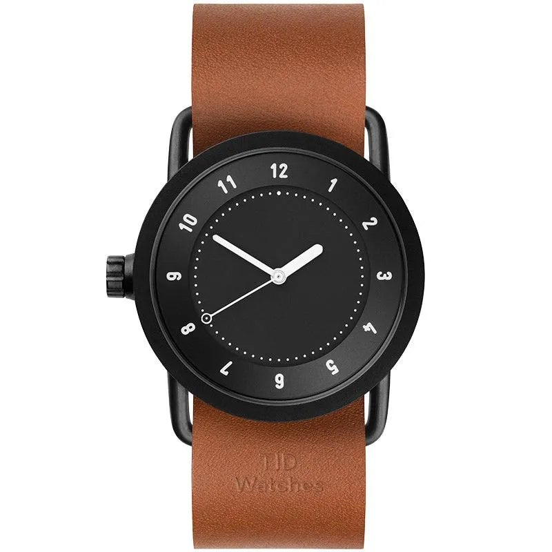 TID No.1 Black Dial / Black Leather Strap / Black Buckle