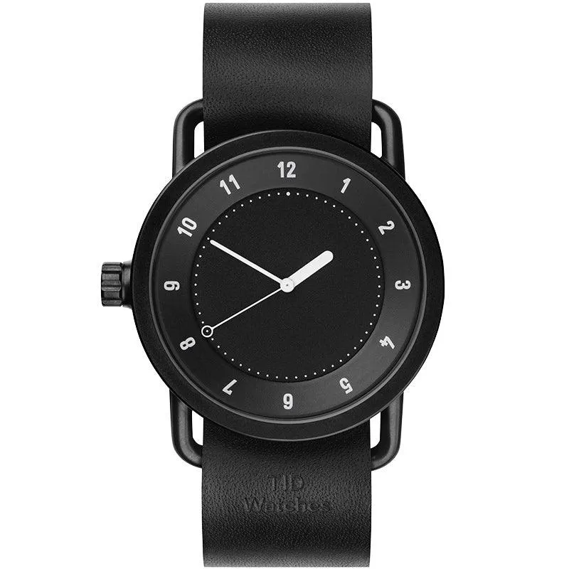 TID No.1 Black Dial / Tan Leather Strap / Black Buckle