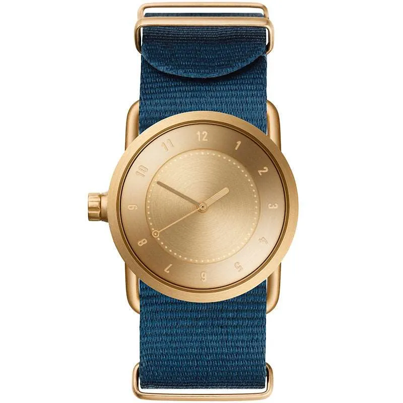 TID No.1 Gold Dial / Natural Leather Strap / Gold Buckle