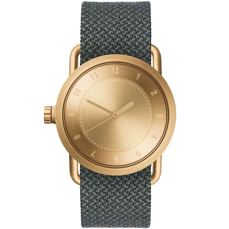 TID No.1 Gold Dial / Natural Leather Strap / Gold Buckle