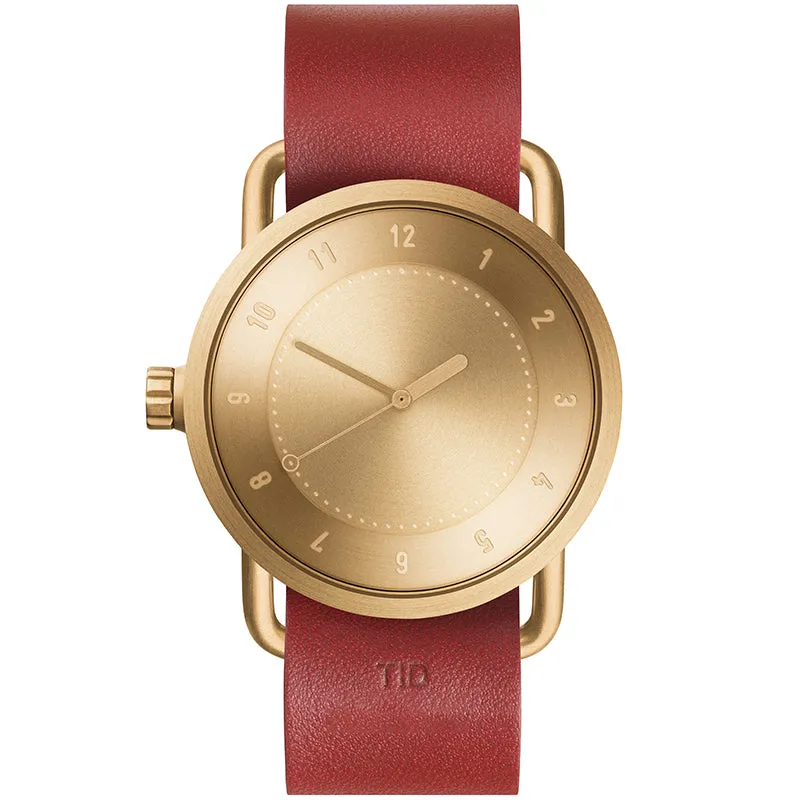 TID No.1 Gold Dial / Natural Leather Strap / Gold Buckle