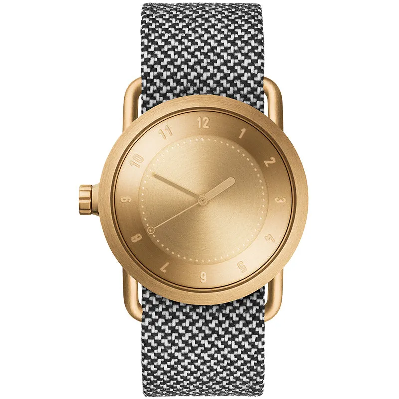 TID No.1 Gold Dial / Natural Leather Strap / Gold Buckle