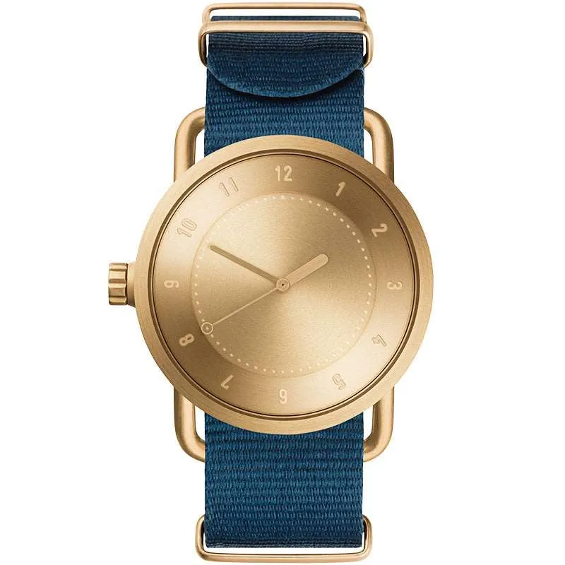 TID No.1 Gold Dial / Natural Leather Strap / Gold Buckle