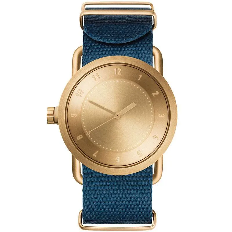 TID No.1 Gold Dial / Natural Leather Strap / Gold Buckle