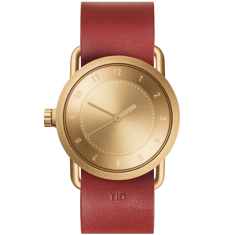 TID No.1 Gold Dial / Natural Leather Strap / Gold Buckle