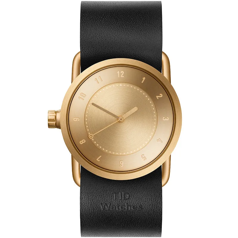 TID No.1 Gold Dial / Natural Leather Strap / Gold Buckle