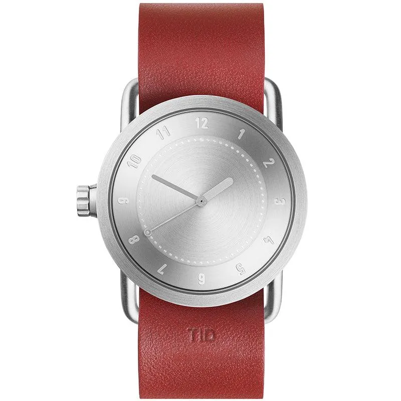 TID No.1 Steel Dial / Natural Leather Strap / Steel Buckle