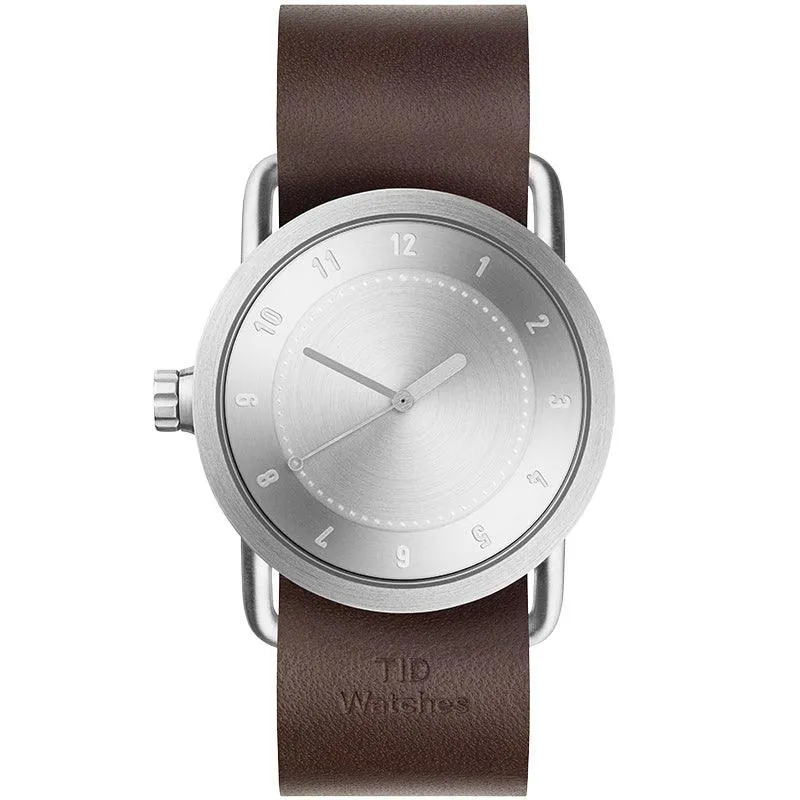 TID No.1 Steel Dial / Natural Leather Strap / Steel Buckle