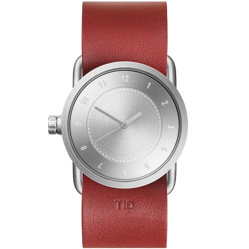 TID No.1 Steel Dial / Natural Leather Strap / Steel Buckle