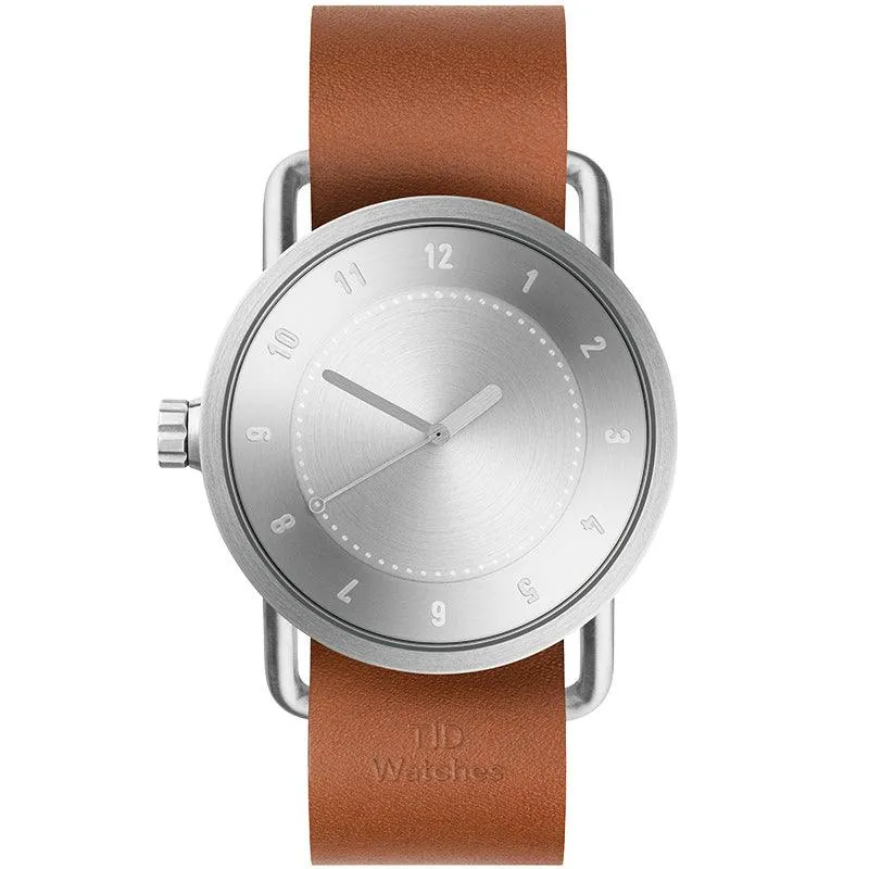 TID No.1 Steel Dial / Tan Leather Strap / Steel Buckle