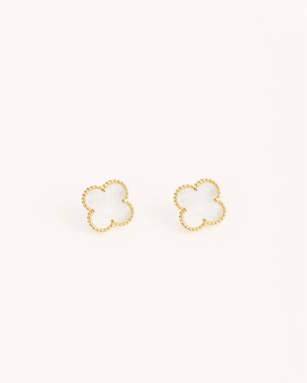 VANESSA EARRINGS - PEARL-GOLD