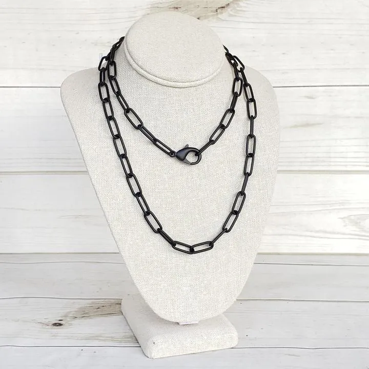 XL PAPERCLIP CHAIN NECKLACE