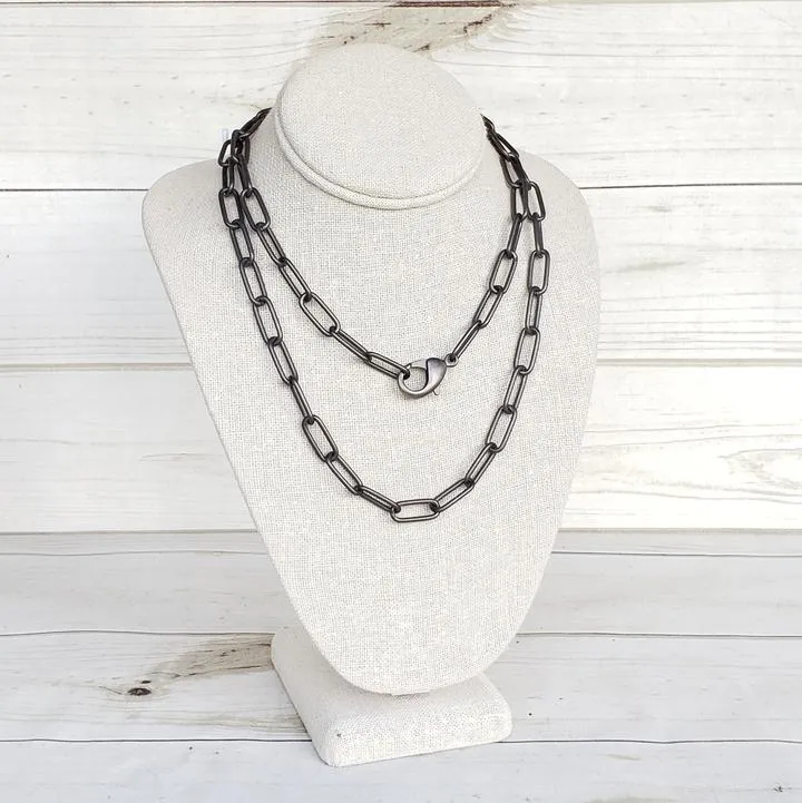 XL PAPERCLIP CHAIN NECKLACE