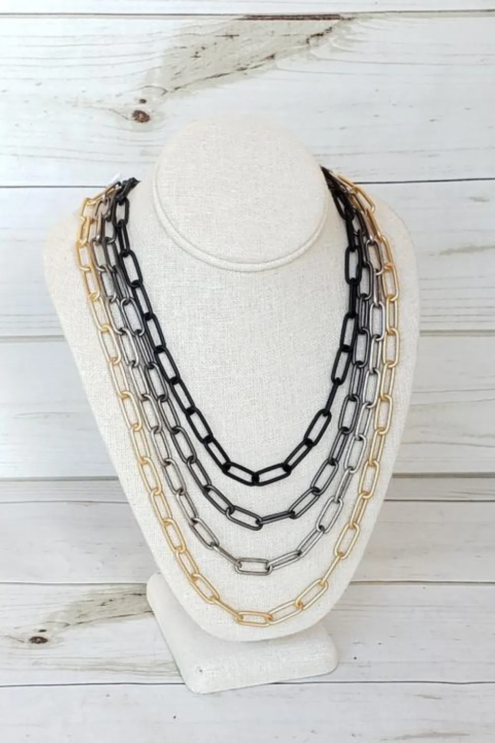 XL PAPERCLIP CHAIN NECKLACE