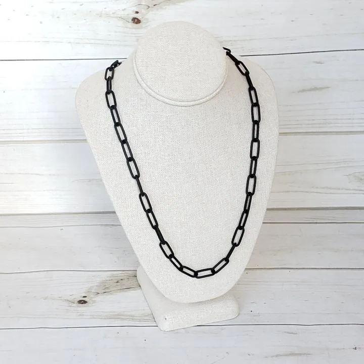 XL PAPERCLIP CHAIN NECKLACE